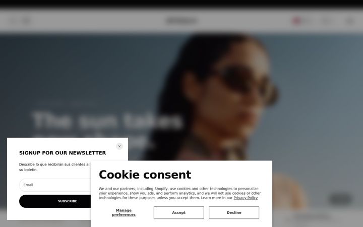 Screenshot of opticalh.com