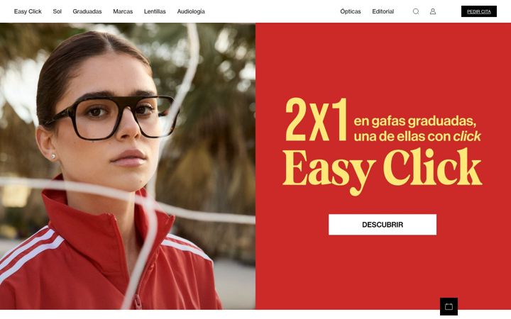 Screenshot of opticalia.com