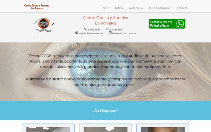 Screenshot von opticalosrosales.es
