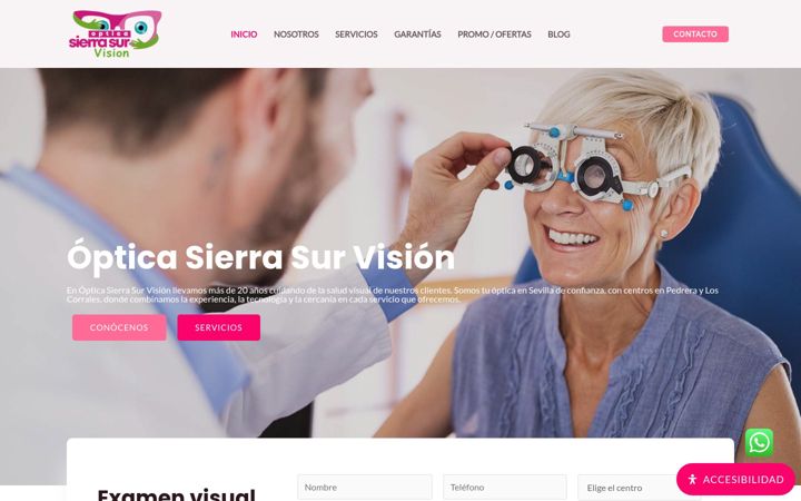 Zrzut ekranu opticasierrasurvision.com