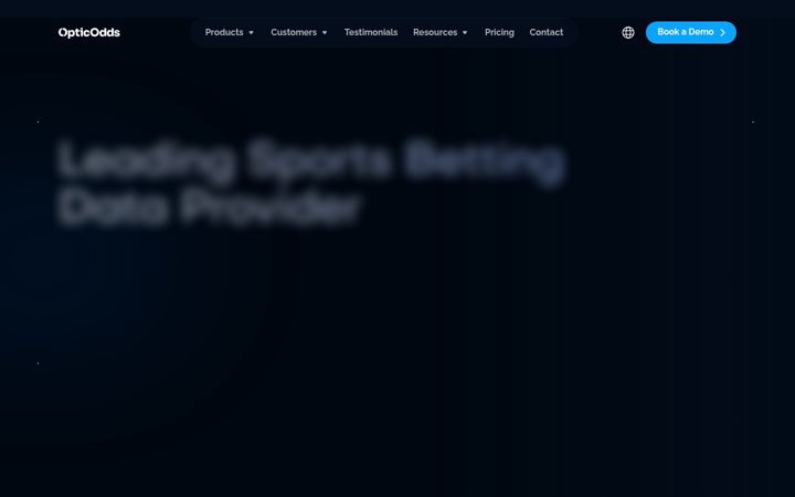 Screenshot of opticodds.com