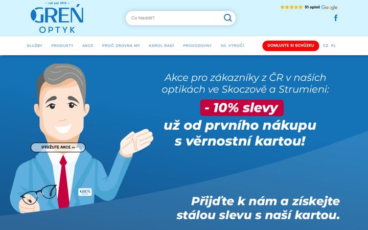 Screenshot of optik-gren.cz