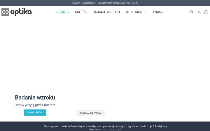 Screenshot di optika.pl