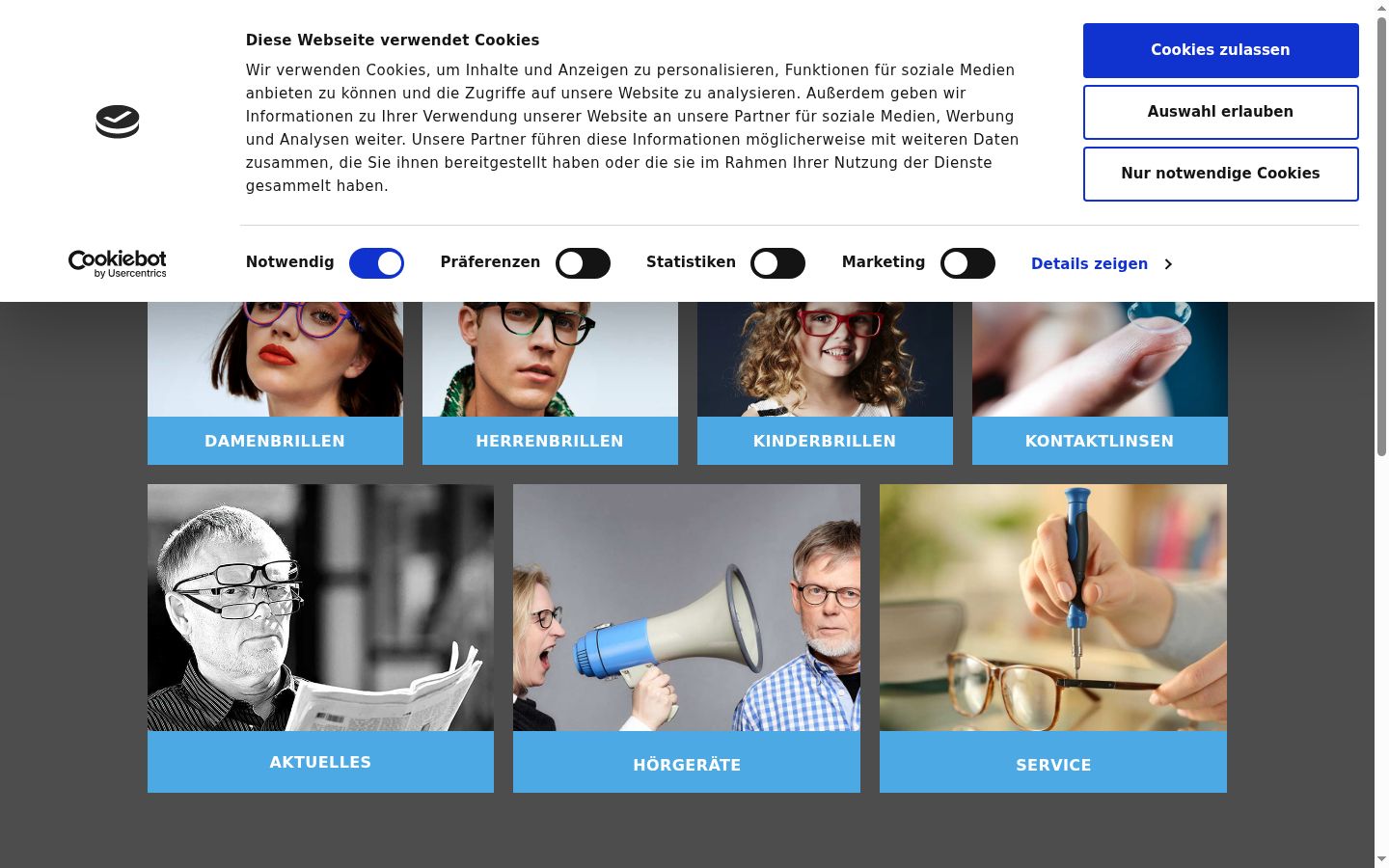 Screenshot tal-banner tal-kunsens muri qabel kwalunkwe interazzjoni