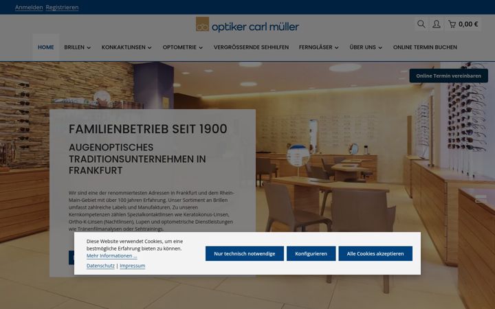optikercarlmueller.com