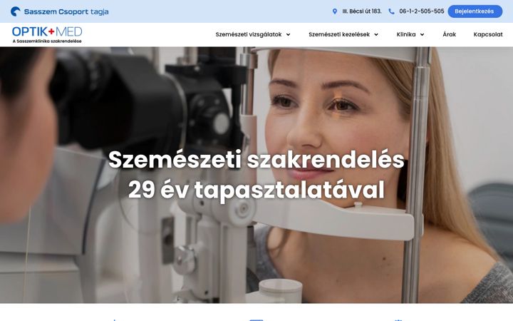 Képernyőkép: optikmed.hu