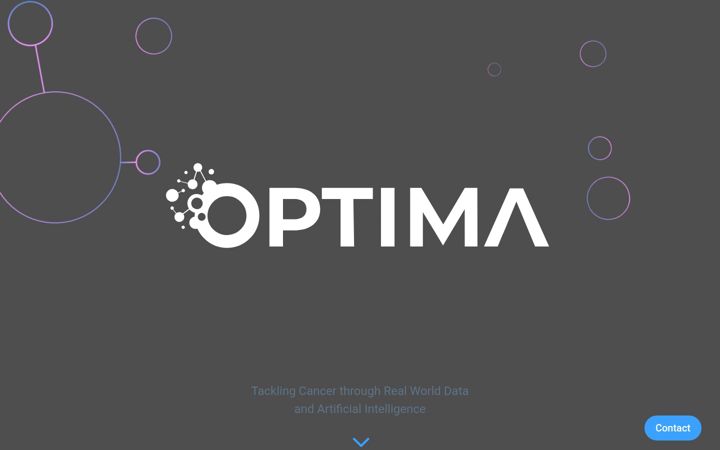 Screenshot von optima-oncology.eu