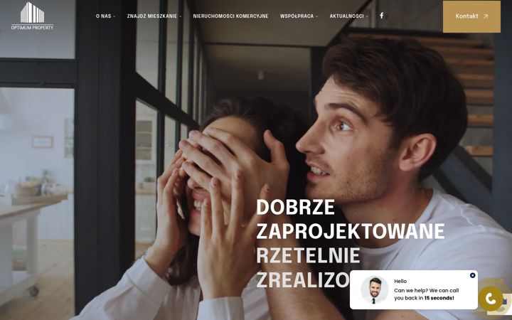 Екранна снимка на optimumproperty.pl