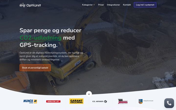 Screenshot of optiunit.com