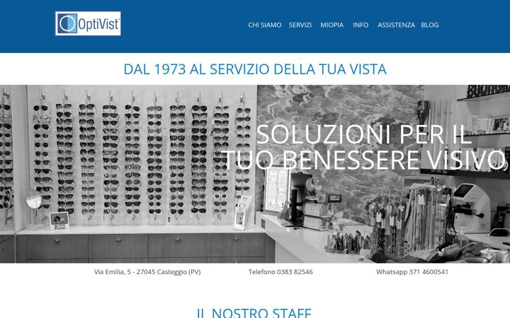 Screenshot di optivist.com