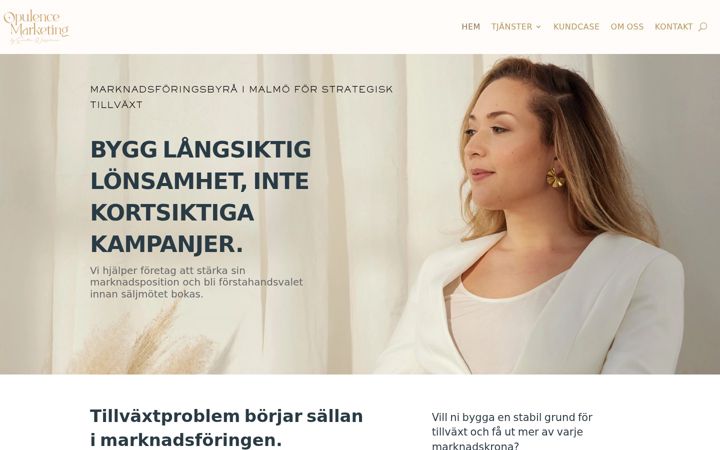 Zrzut ekranu opulencemarketing.se
