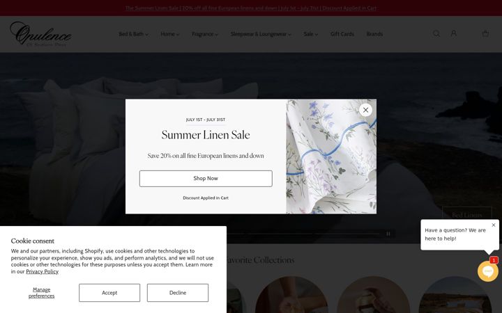 Screenshot of opulenceofsouthernpines.com