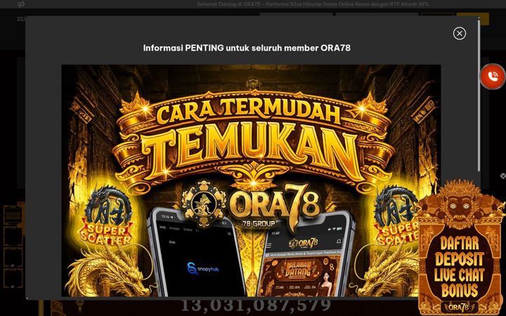 Screenshot of ora78star.com