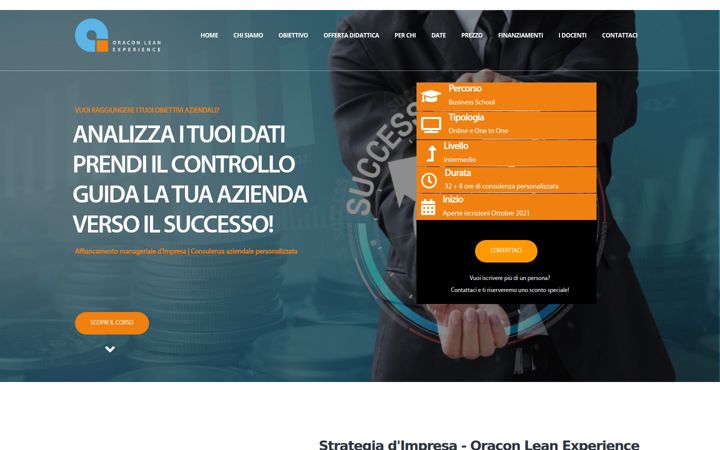 Screenshot of oraconlean.it