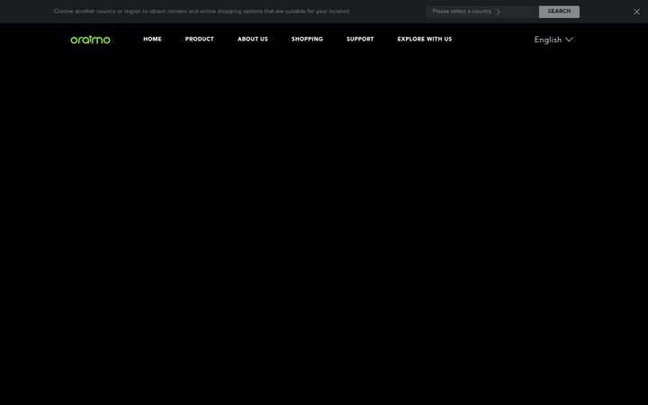 Screenshot ta' oraimo.com