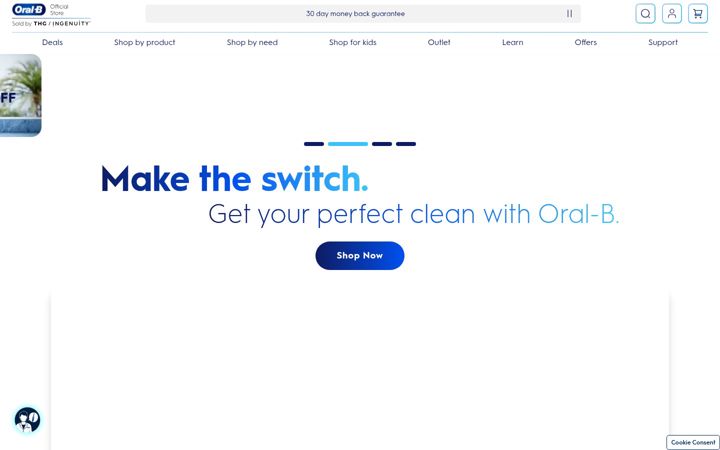 Screenshot of oralb.co.uk