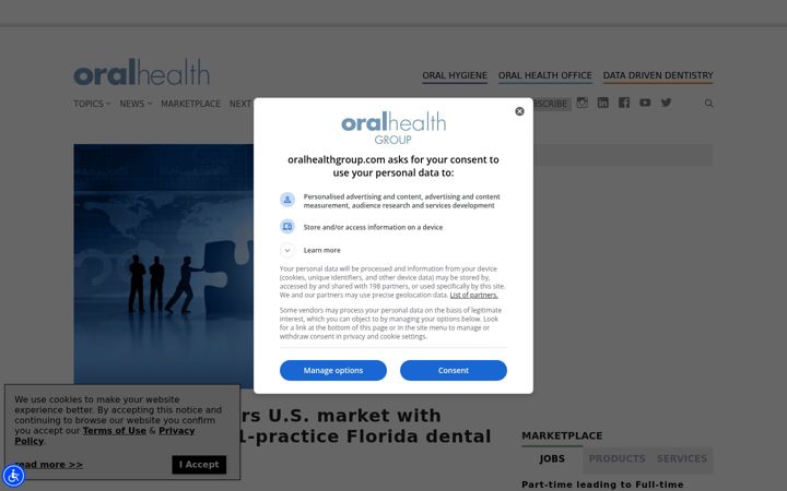 Screenshot of oralhealthgroup.com