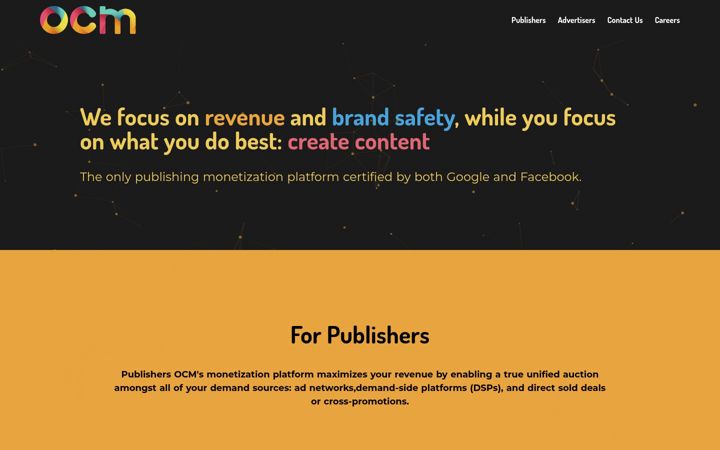 Screenshot of orangeclickmedia.com