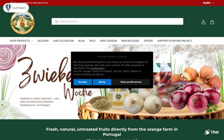 Screenshot of orangenfarm.com
