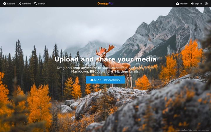 Screenshot of orangepix.is