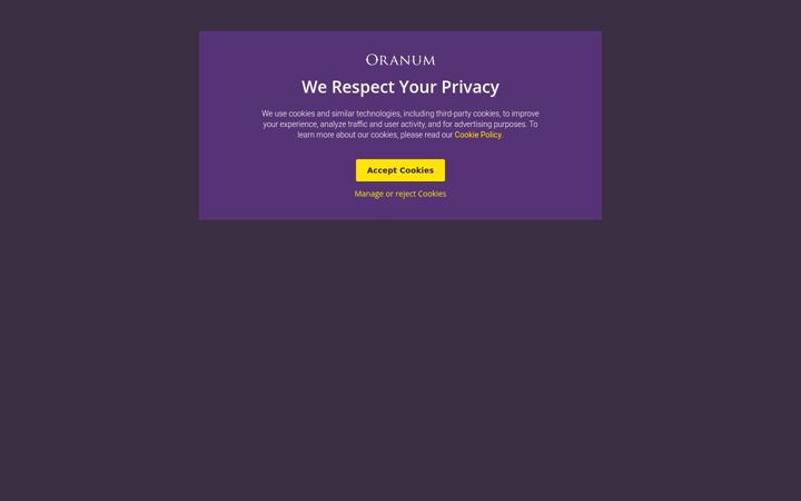 Screenshot stránky oranum.com