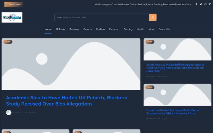 Screenshot of orbitvault.nl