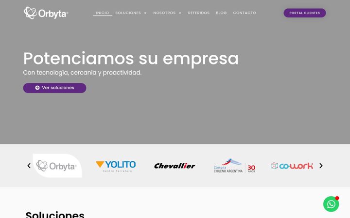 Screenshot of orbyta.com