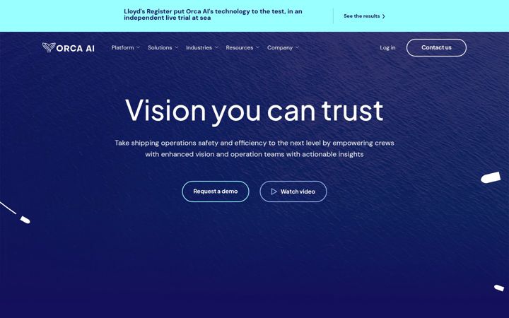 Screenshot of orca-ai.io