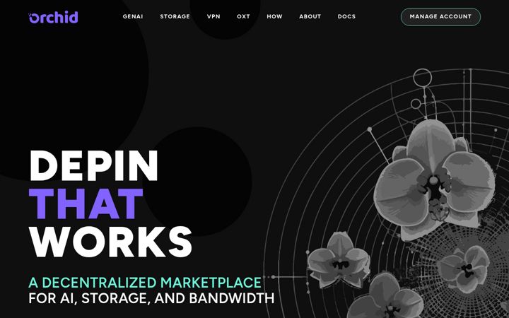 Screenshot of orchid.com