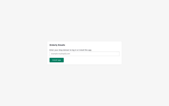 Screenshot of orderlyemails.com
