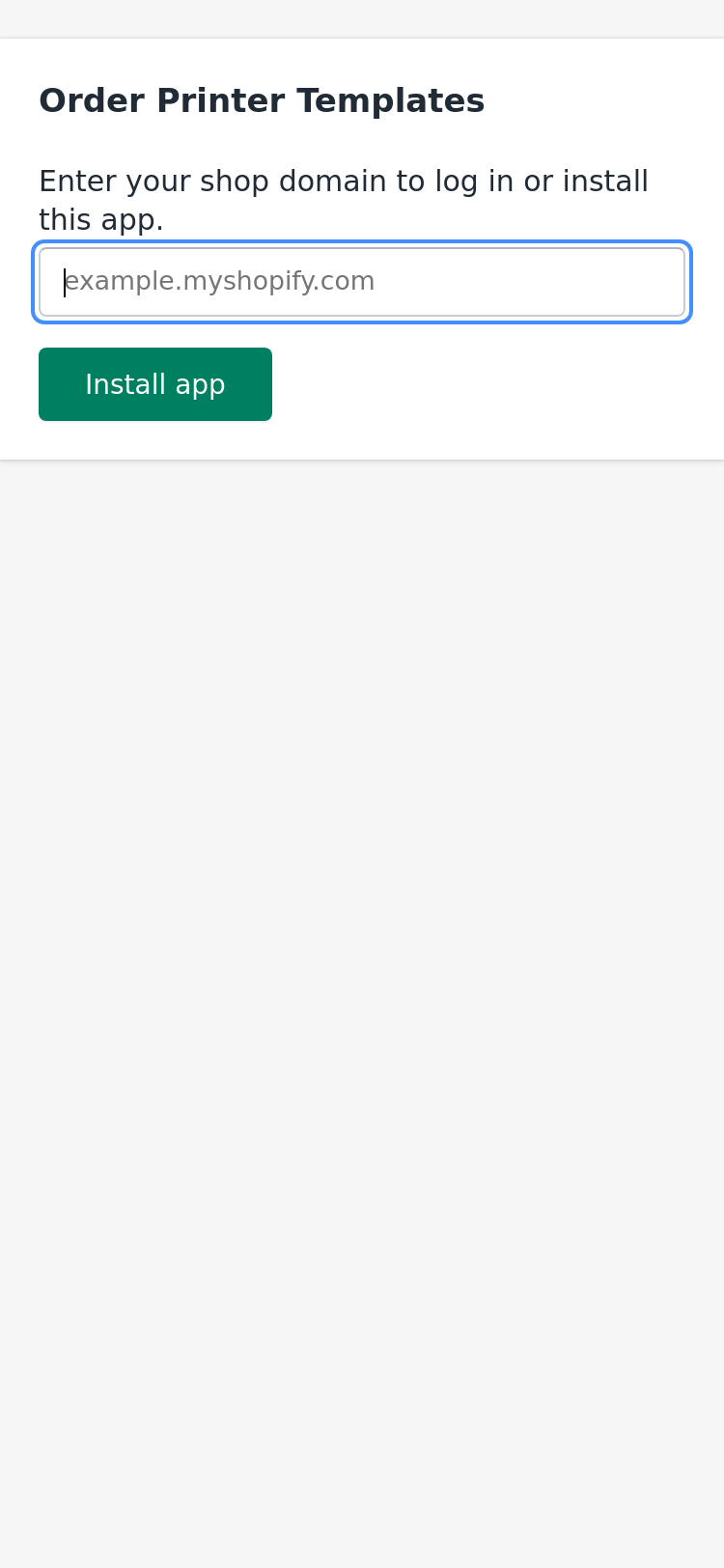 Mobile screenshot of orderprintertemplates.com