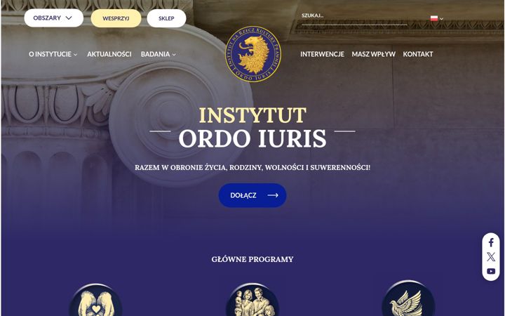 Screenshot of ordoiuris.pl