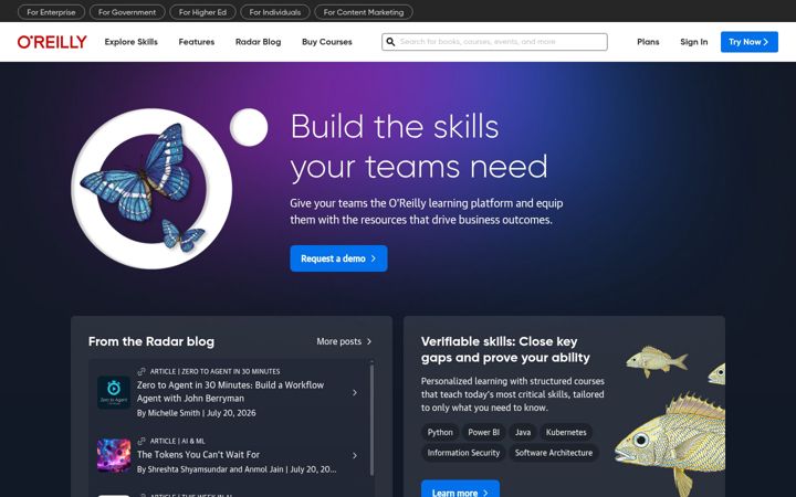 Screenshot of oreillystatic.com