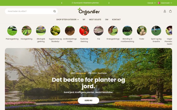 Screenshot of organifer.com