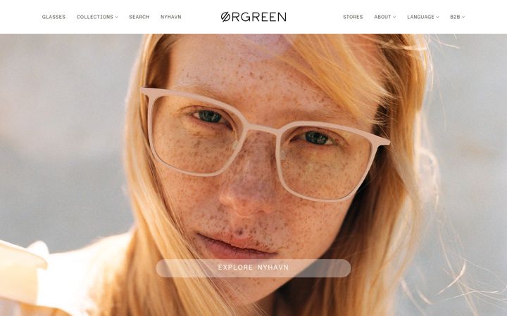 Screenshot di orgreenoptics.com