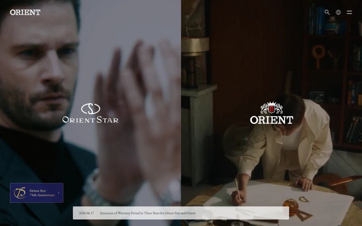 Screenshot of orient-watch.com