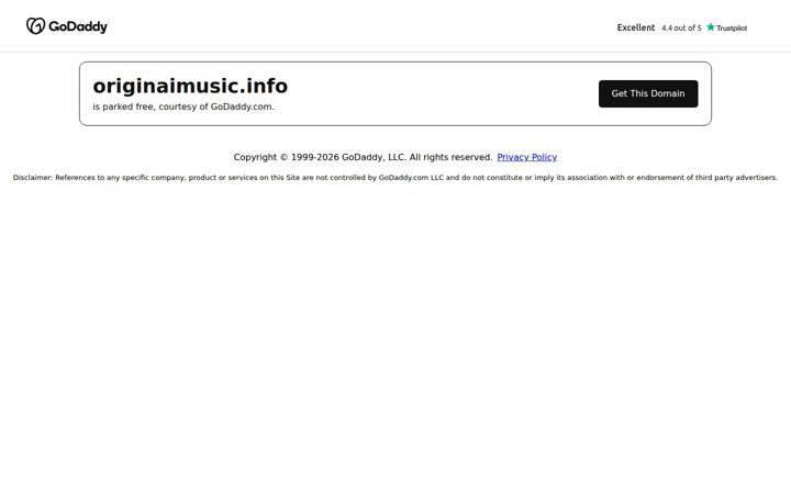 Screenshot ta' originaimusic.info