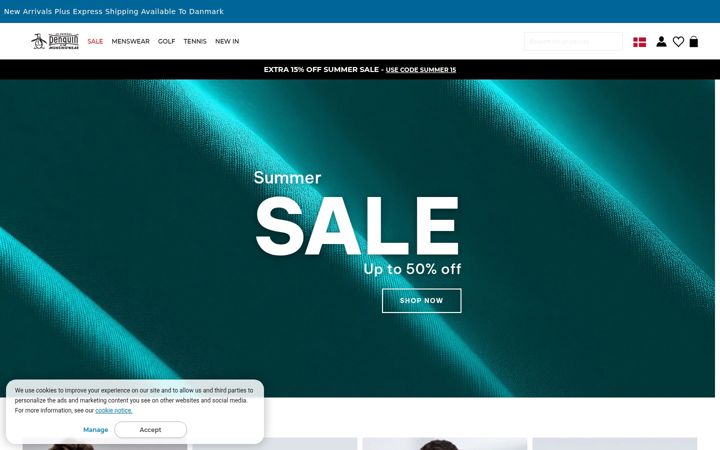 Screenshot of originalpenguin.com