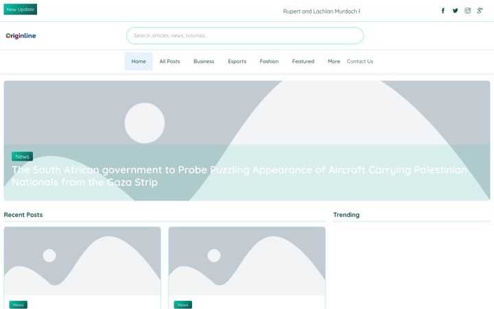 Screenshot of originline.nl