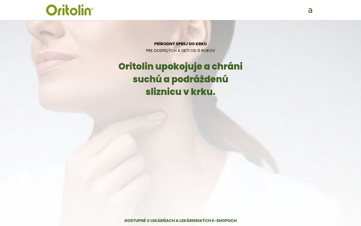 Screenshot of oritolin.sk