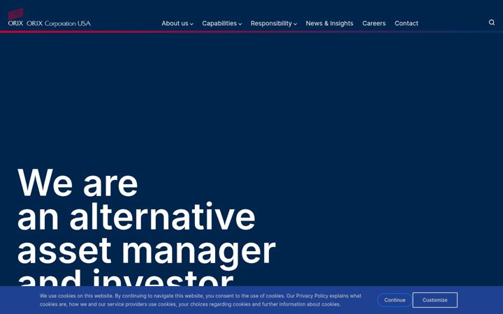 Captura de pantalla de orix.com