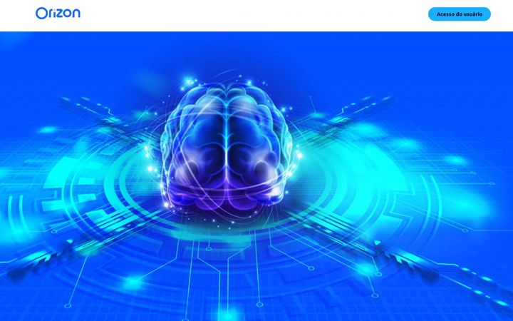 Screenshot of orizon.com.br