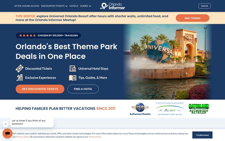Screenshot of orlandoinformer.com