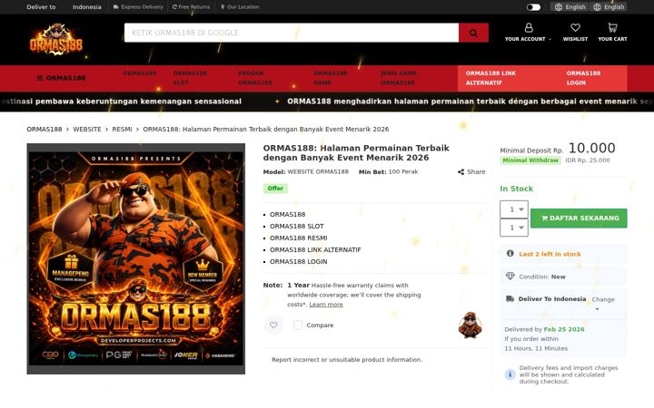Screenshot of ormas188pwg.store