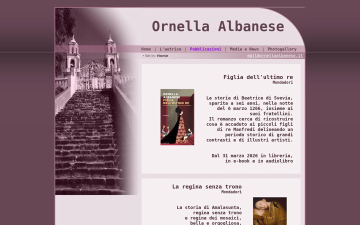 Zrzut ekranu ornellaalbanese.it