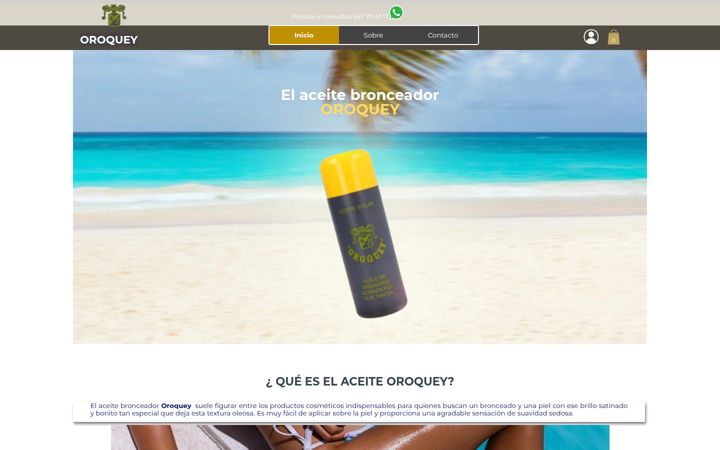 Képernyőkép: oroquey.com
