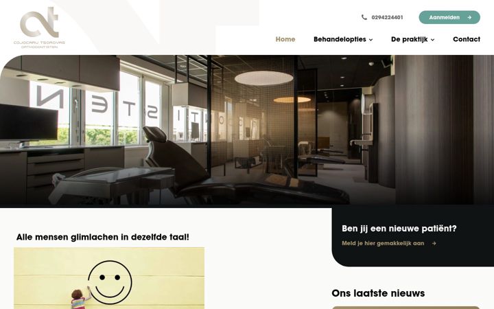 Skärmbild av orthoaandevecht.nl