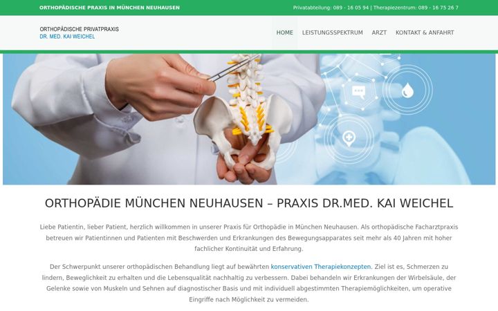 Screenshot von orthopaede-kaiweichel.de