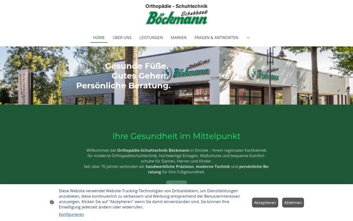 Screenshot ta' orthopaedie-boeckmann.de