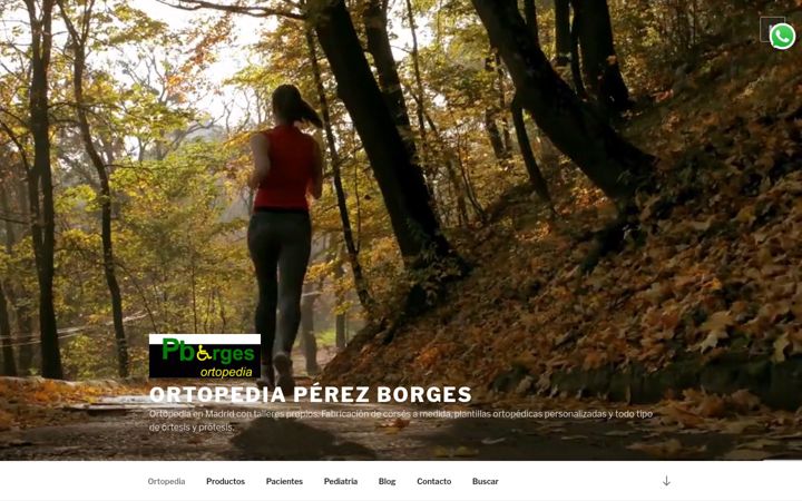 Screenshot του ortopediaperezborges.com